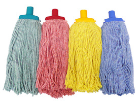 400g Cotton Mops Code: CMM  * Highly Absorbent yarn with Standard Universal fitting * Industrial strength * 400g  * Avai