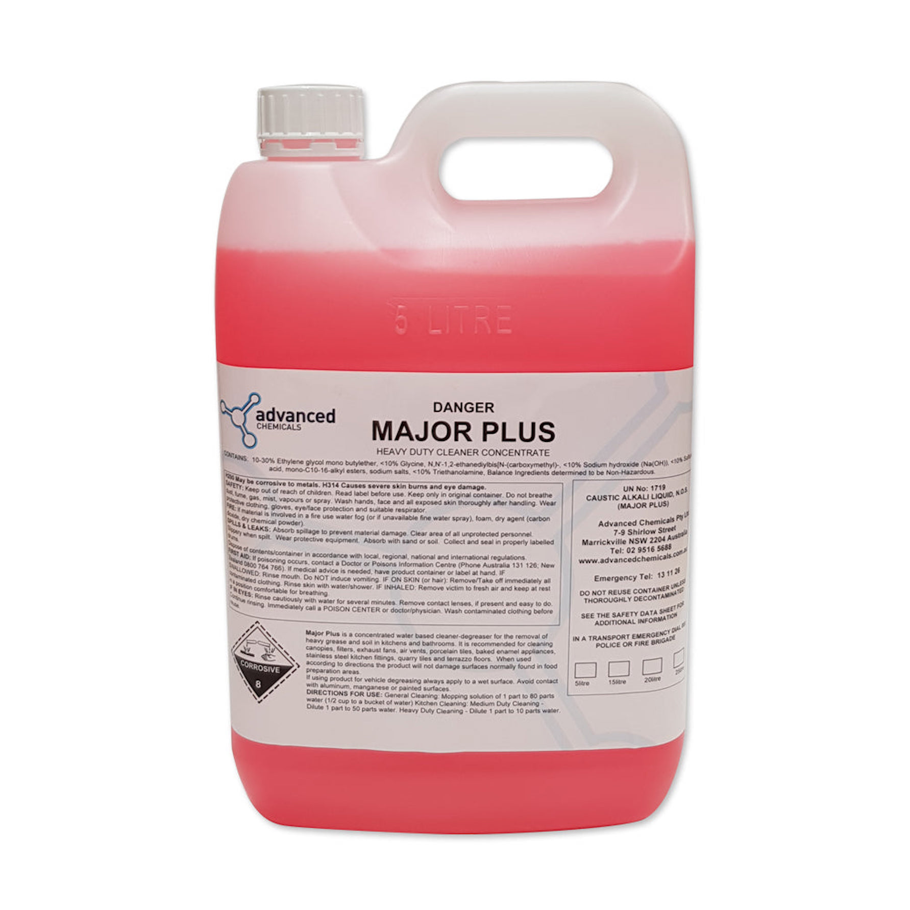 Advanced Major plus cleaning chemical