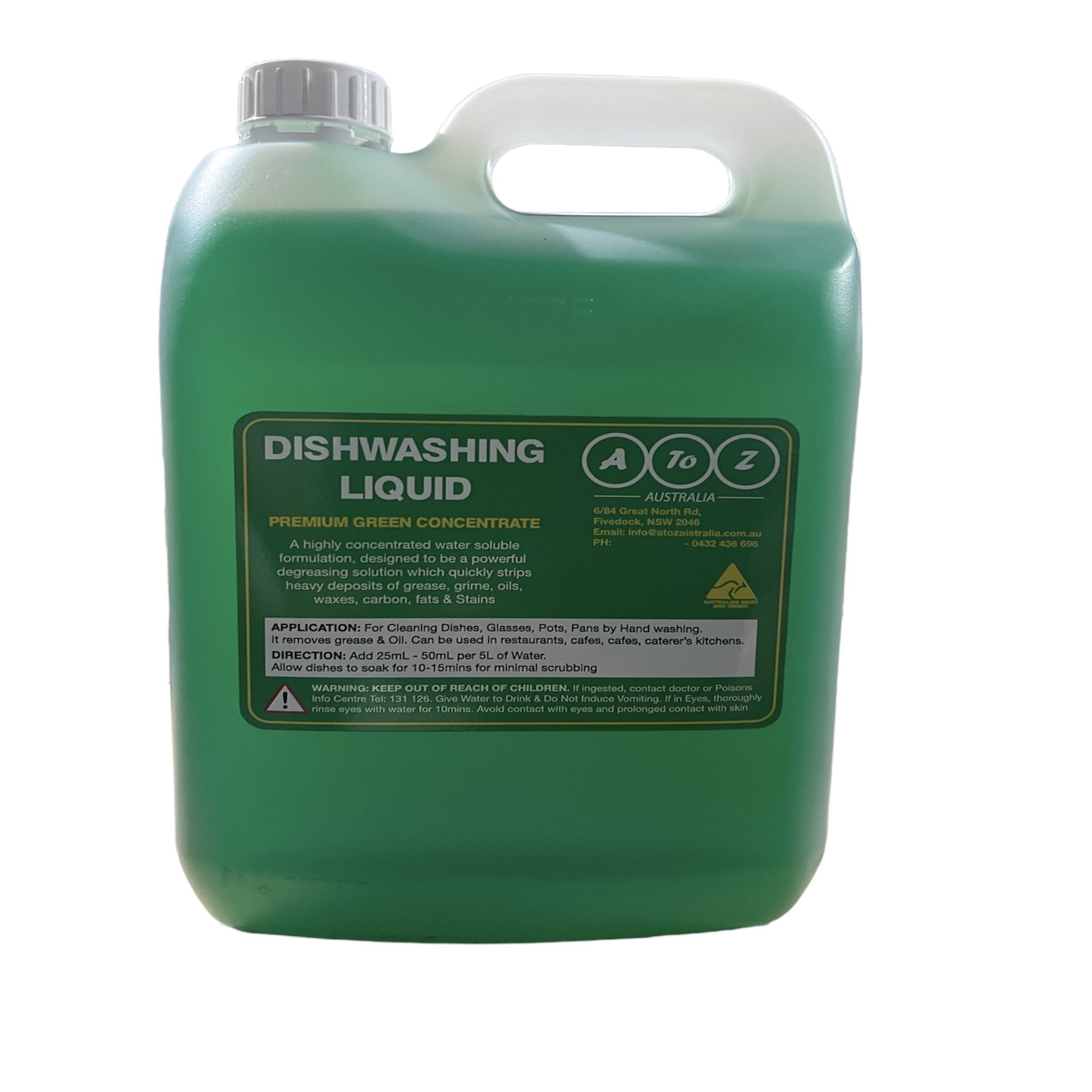 Green Dishwashing liquid