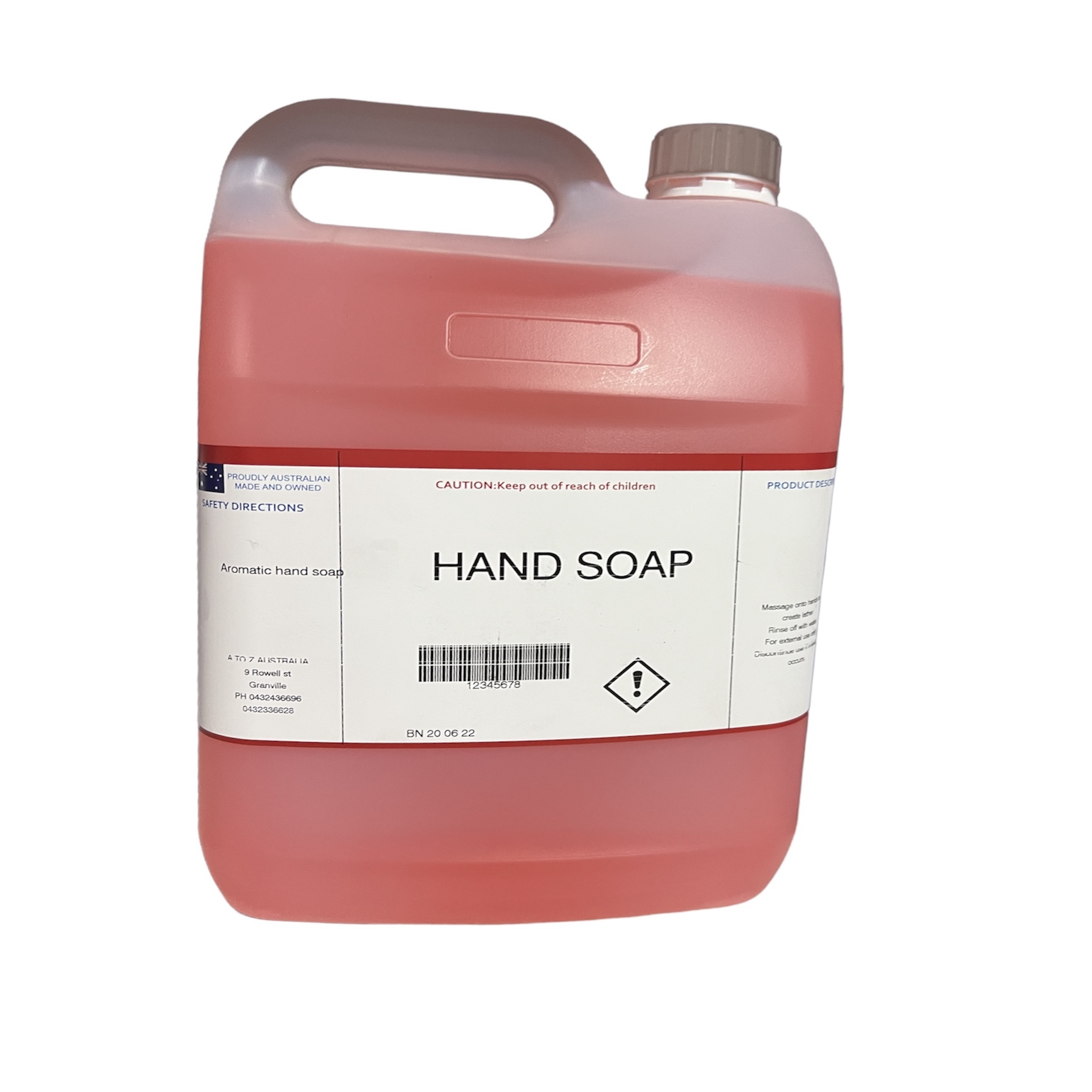 Pink Liquid Hand Soap