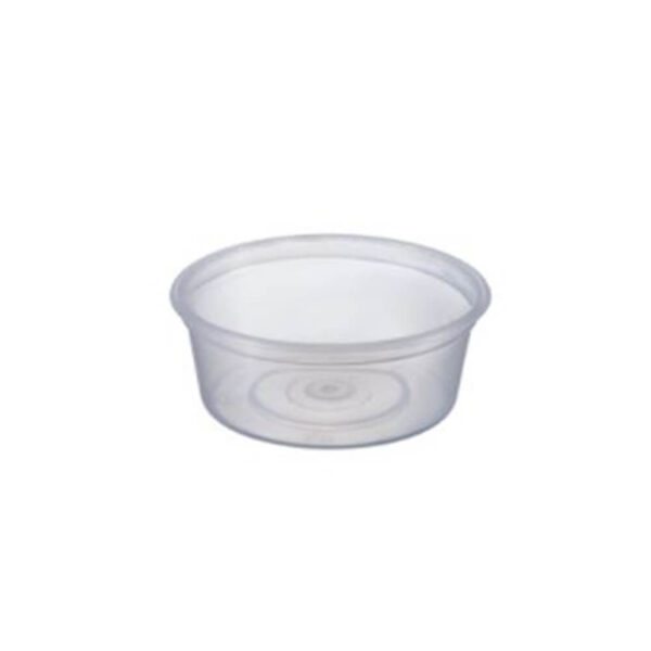 Plastic 2oz Sauce Container Bases 60ml