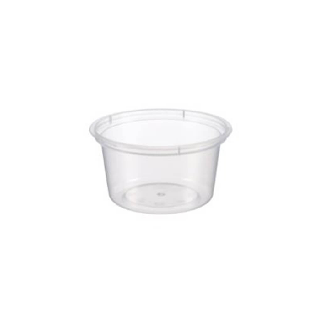 Plastic 4oz Sauce Container Bases 120ml